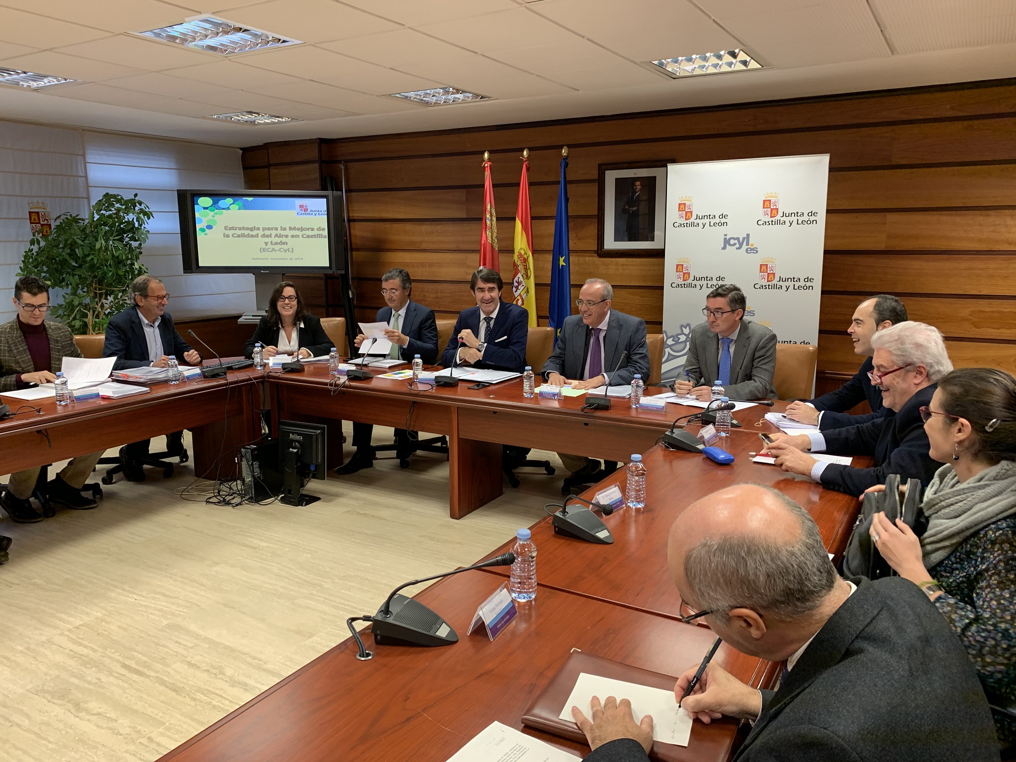 Suárez-Quiñones presenta al Consejo Regional de Medio Ambiente la Estrategia para la mejora de la calidad del aire de Castilla y León