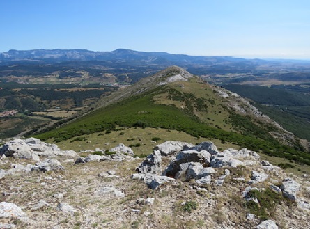 Subida interpretada al Pico Almonga