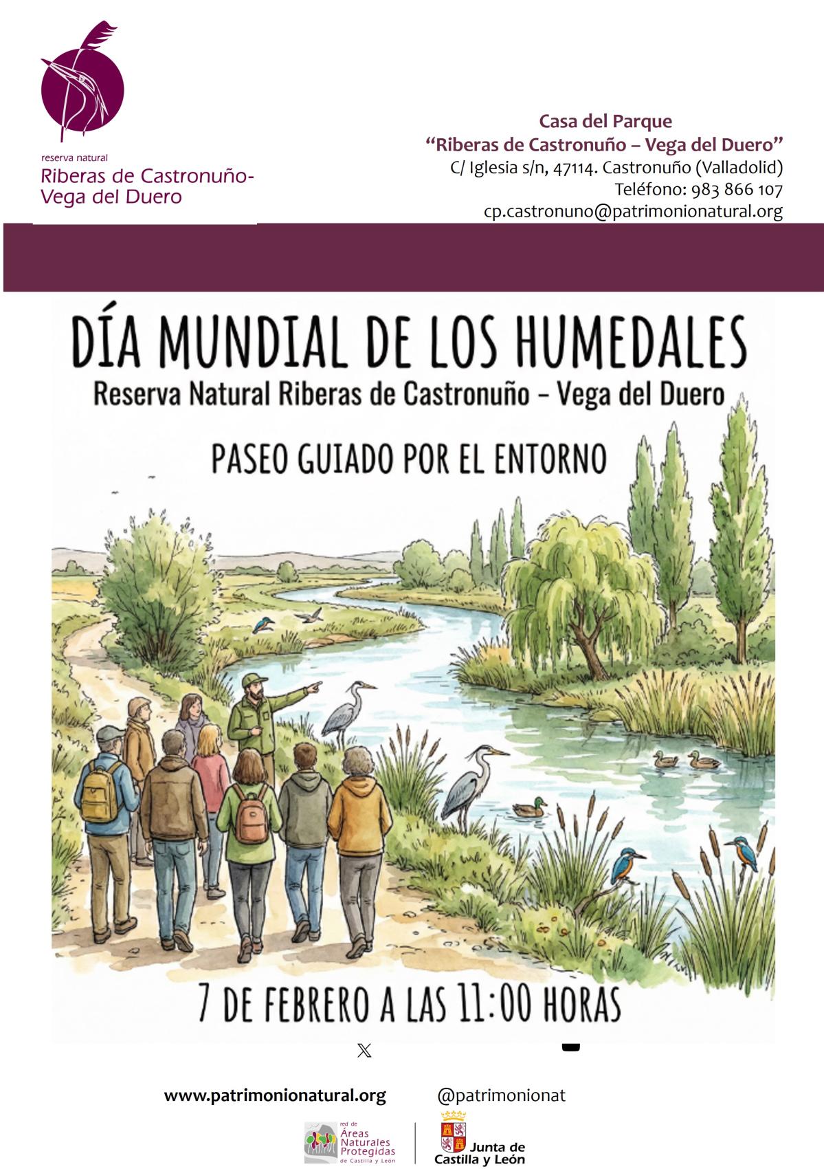 Paseo por el entorno para celebrar el Día Mundial de los Humedales