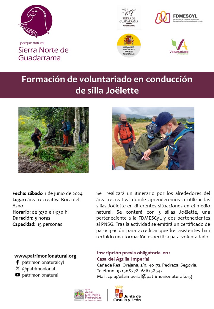 Formación de voluntariado en conducción de Silla Joëlette