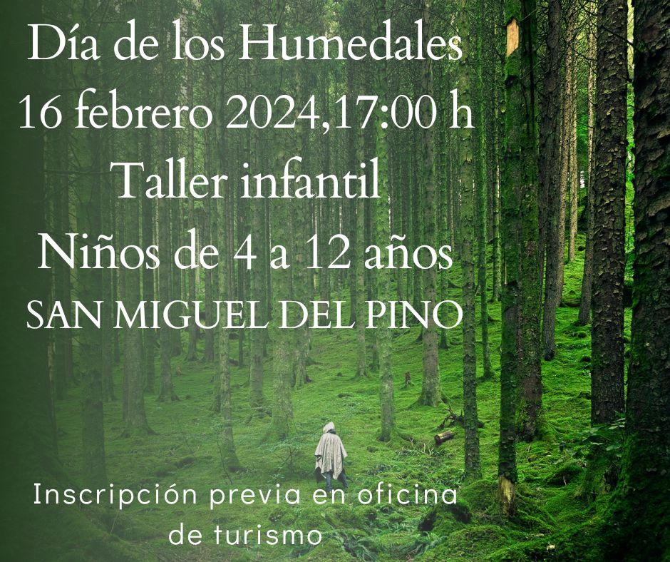 Taller infantil por el día mundial de los humedales en San Miguel del Pino