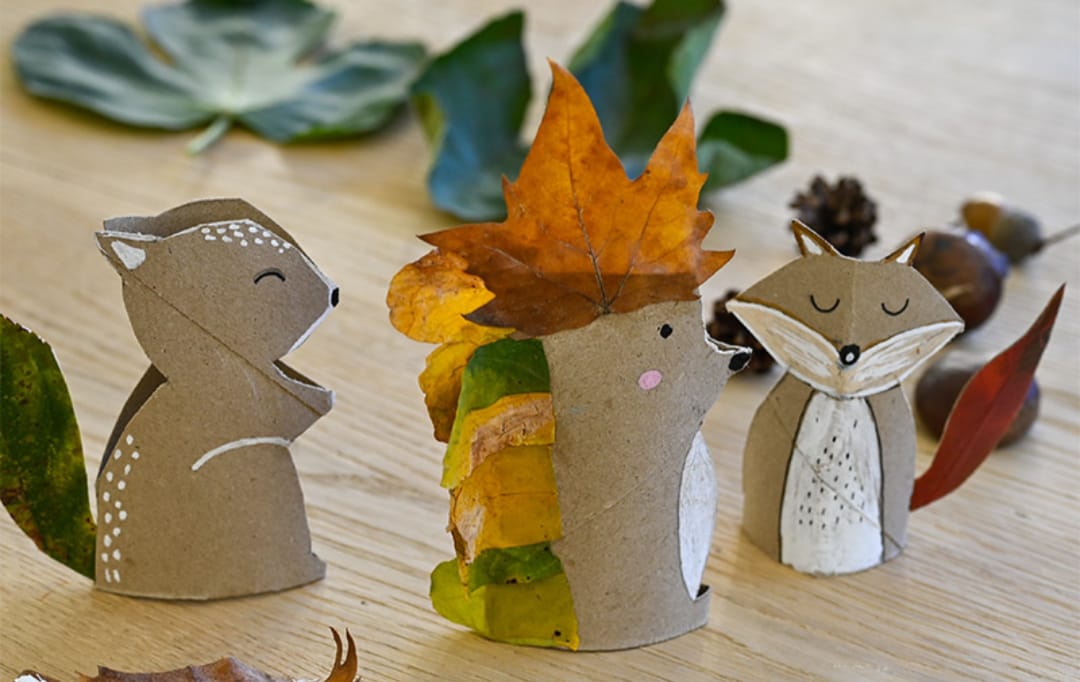 Elaboración de animales del entorno mediante técnicas de papel