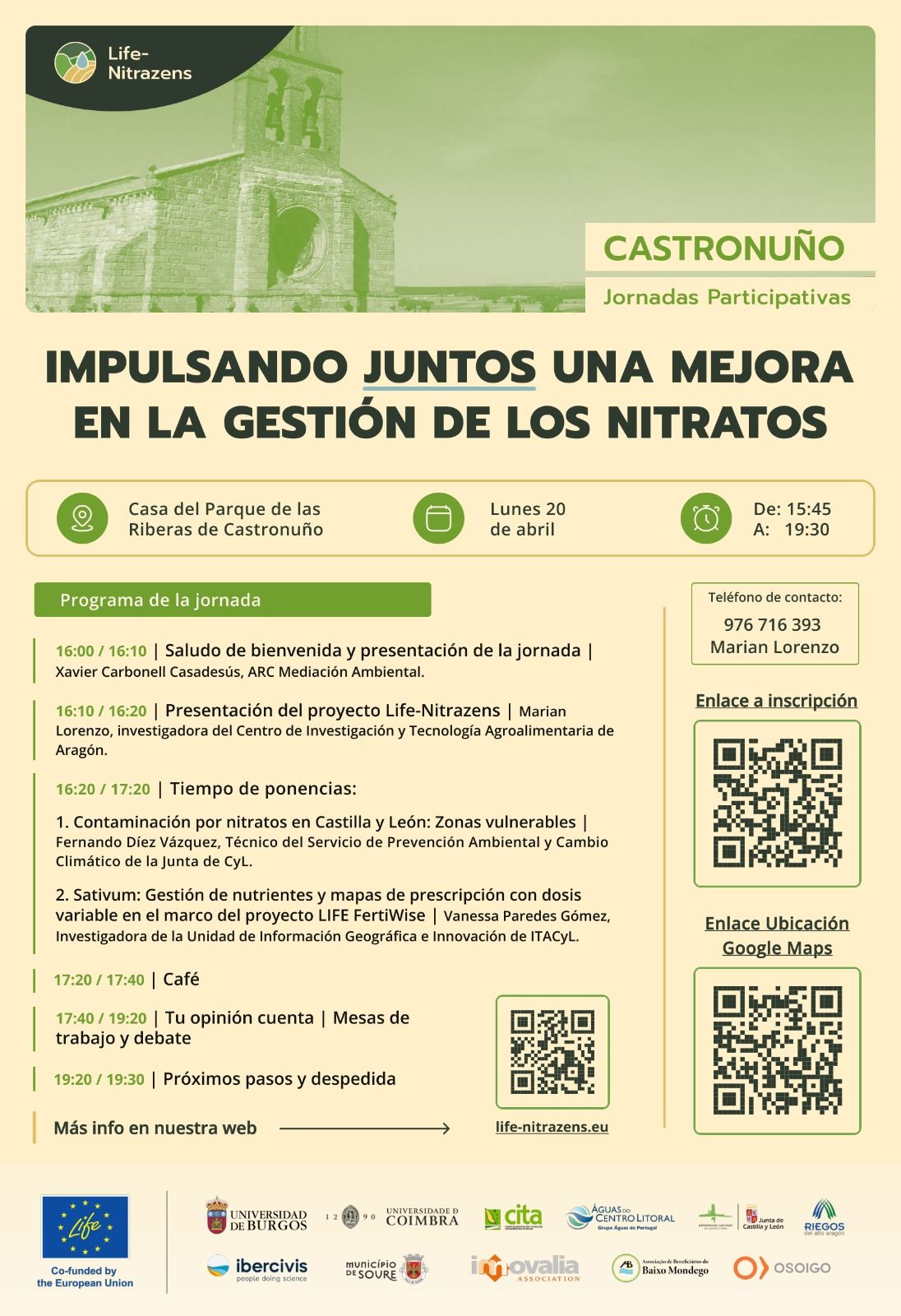 Proyecto europeo LIFE-Nitrazens: “Impulsando juntos una mejora en la gestión de los nitratos”.