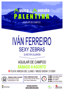 Cartel de la II Edición de Música en la Montaña Palentina | Aguilar de Campoo