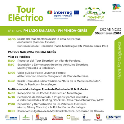 Programa Tour eléctrico Moveletur 2018 - 6º Etapa Peneda