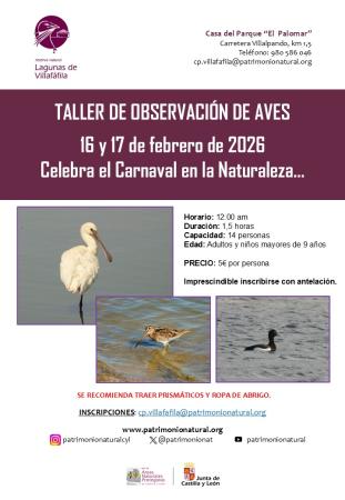 Disfruta el Carnaval en la Naturaleza...