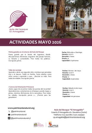 ACTIVIDADES MAYO 2026