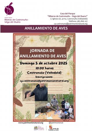 Jornada de anillamiento de aves