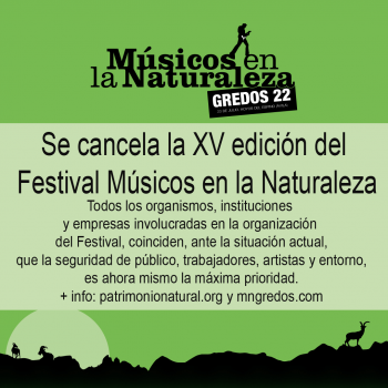 Se cancela la XV edición del Festival Músicos en la Naturaleza