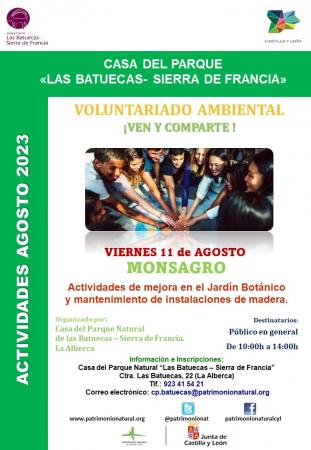 VOLUNTARIADO AMBIENTAL EN MONSAGRO