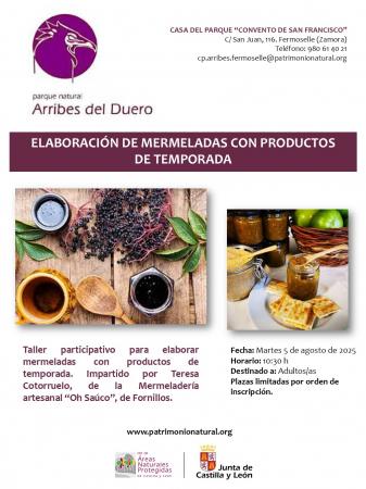 Elaboración de mermeladas con productos de temporada