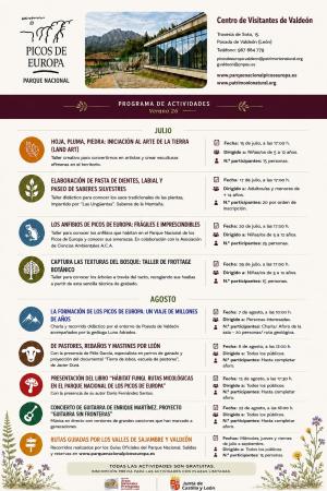 ACTIVIDADES DE VERANO EN EL CENTRO DE VISITANTES DE VALDEÓN