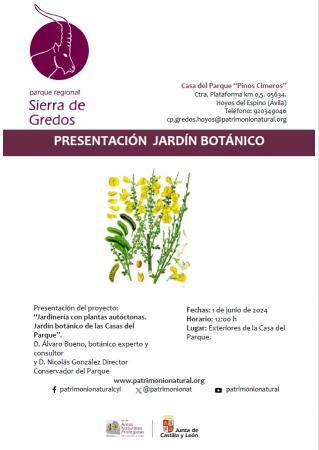 Presentación del proyecto Jardín Botánico en las Casas del Parque