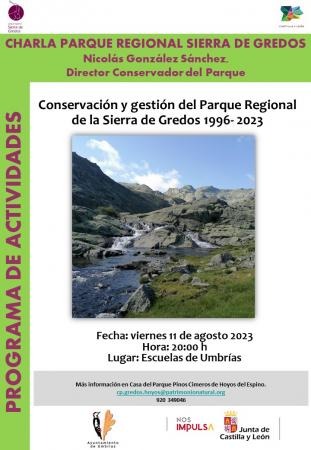 Charla Parque Regional de la Sierra de Gredos en Umbrías