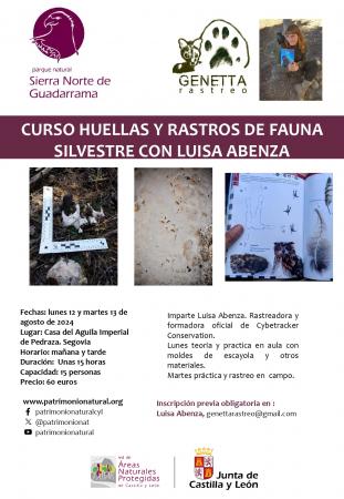 CURSO HUELLAS Y RASTROS DE FAUNA