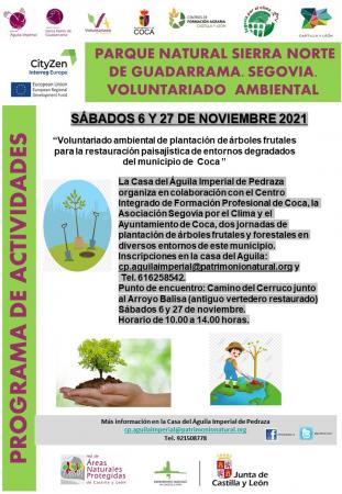 Voluntariado ambiental en Coca (Segovia)