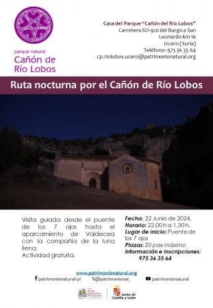 RUTA NOCTURNA CAÑON DE RIO LOBOS