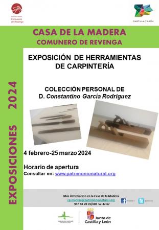 EXPOSICIÓN DE HERRAMIENTAS DE CARPINTERÍA