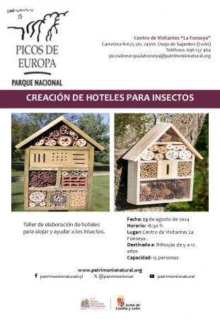 Creación  de hoteles para insectos