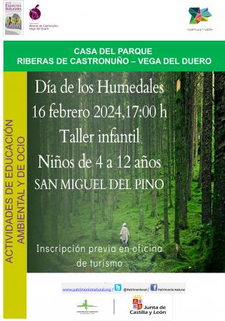 Taller infantil por el día mundial de los humedales en San Miguel del Pino