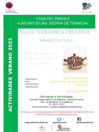 TALLER CERAMICA CREATIVA