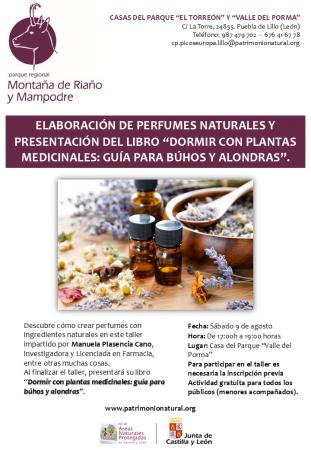 TALLER DE PERFUMES NATURALES Y PRESENTACIÓN DE UN LIBRO
