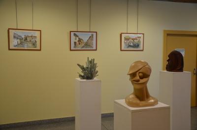 Exposición pintura y escultura