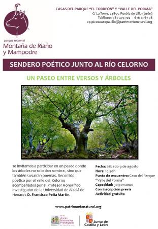 SENDERO POÉTICO JUNTO AL RÍO CELORNO
