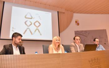 Gorka García, Yolanda de Gregorio, Benito Serrano y Javier Angulo en la presentación