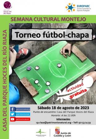 TALLER TORNEO FÚTBOL CON CHAPAS REUTILIZADAS