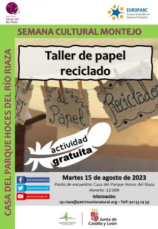 TALLER DE PAPEL RECICLADO