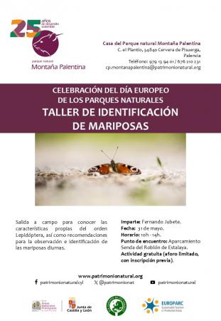 Taller de mariposas. Día europeo de los Parques Naturales 2025.