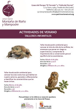 Talleres infantiles de educación ambiental