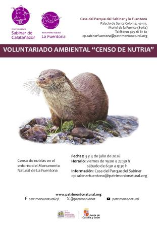 Voluntariado ambiental. Censo de nutria