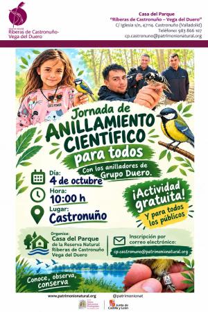 Jornada de anillamiento científico abierta al público