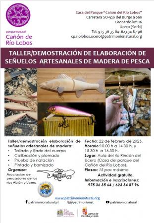 Taller de elaboración de señuelos de pesca tradicionales de madera