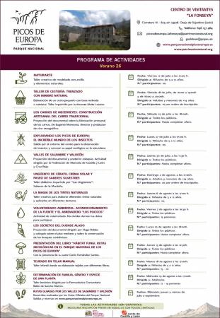 ACTIVIDADES DE VERANO LA FONSEYA - OSEJA DE SAJAMBRE