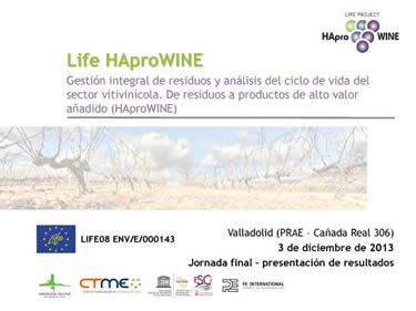 Presentación pública de los resultados del proyecto HAproWINE