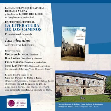 Eduardo Iglesias, Ray Loriga y Félix Maraña en el encuentro cultural “La Literatura de los Caminos” 
