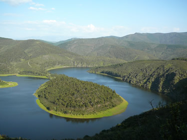 Las Batuecas - Sierra de Francia. Meandro del río Alagón.