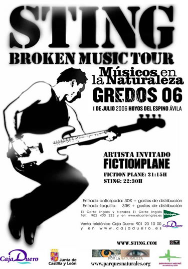 Sting actuará el día 1 de Julio en la Sierra de Gredos (Ávila)