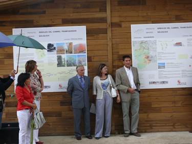 Presentación del Proyecto Árboles del Camino en Castrojeriz (Burgos)