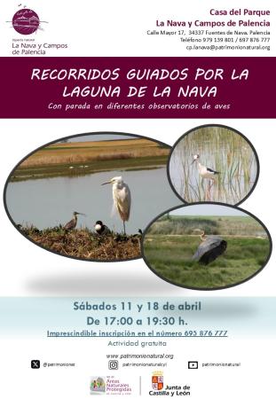 Recorridos Guiados por la Laguna de la Nava, abril 2026
