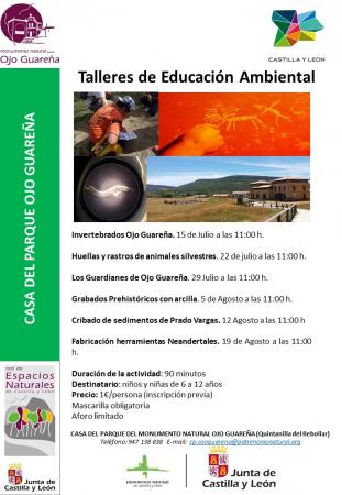 Talleres educación Ambiental Ojo Guarena