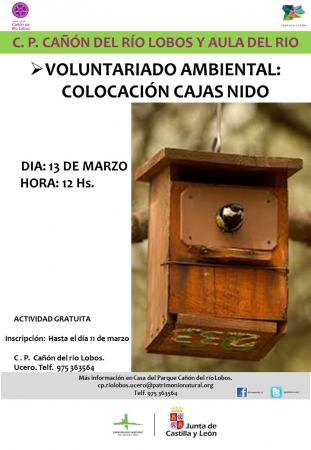 colocacion cajas nido