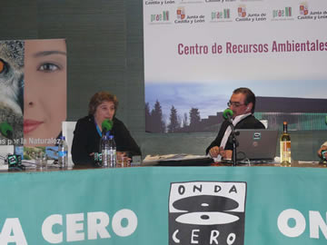 Carlos Herrera en el Centro de Recursos Ambientales