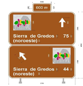 FEDER señalización turística en accesos a las Areas Naturales Protegidas de Castilla y León